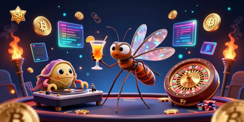 Experience thrilling s8 casino action with vibrant characters and dynamic 3D elements showcasing a vibrant gaming scene.