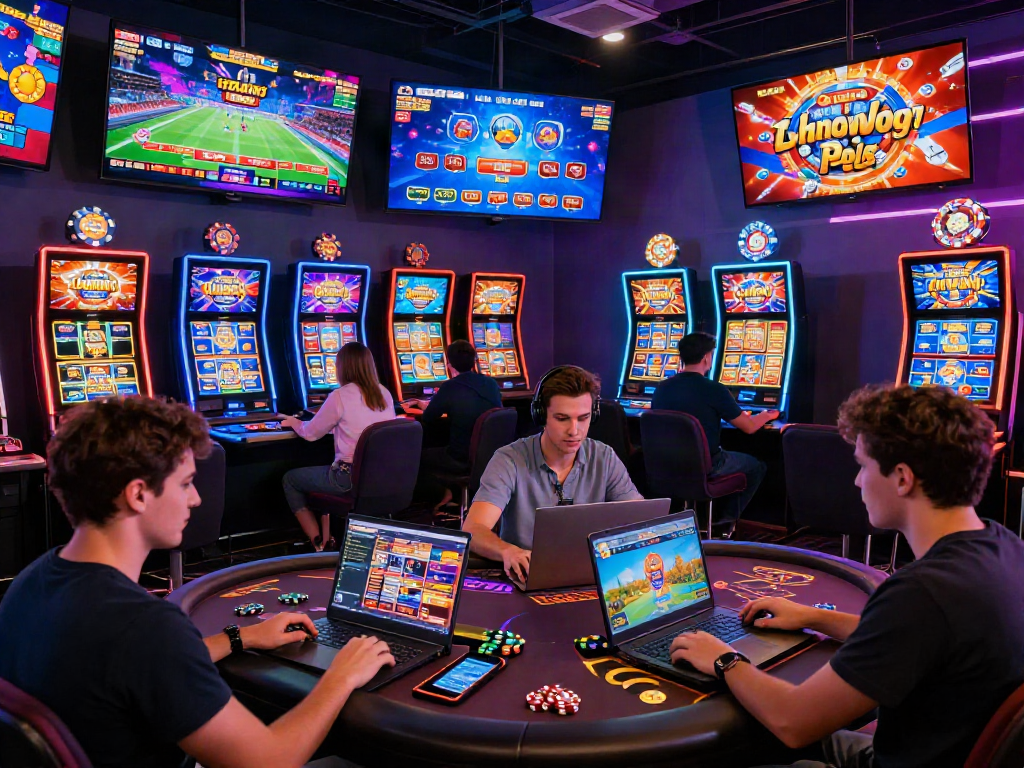 Les joueurs s'engagent sur le meilleur casino en ligne avec des machines à sous colorées et des jeux de table.