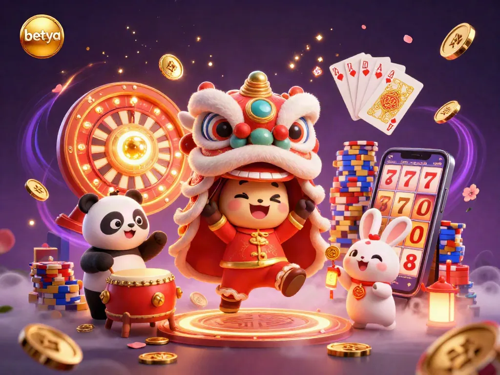 Spin the wheels of fortune at Betya's captivating casino, where vibrant characters ignite excitement!